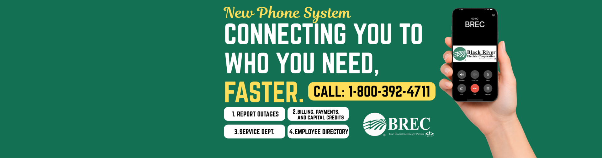 new phone system
